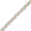 Thumbnail Image 0 of 3/8 CT. T.W. Diamond "S" Line Bracelet in 10K Gold