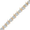 Thumbnail Image 0 of 3/8 CT. T.W. Diamond "S" Line Bracelet in 10K Gold