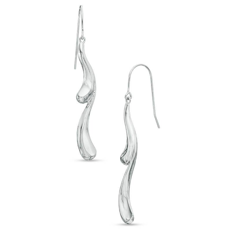 Double Drop Earrings in Sterling Silver