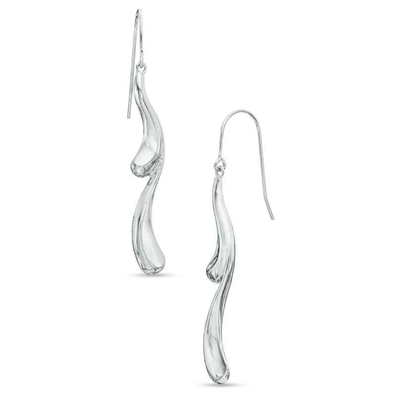 Main Image 1 of Double Drop Earrings in Sterling Silver