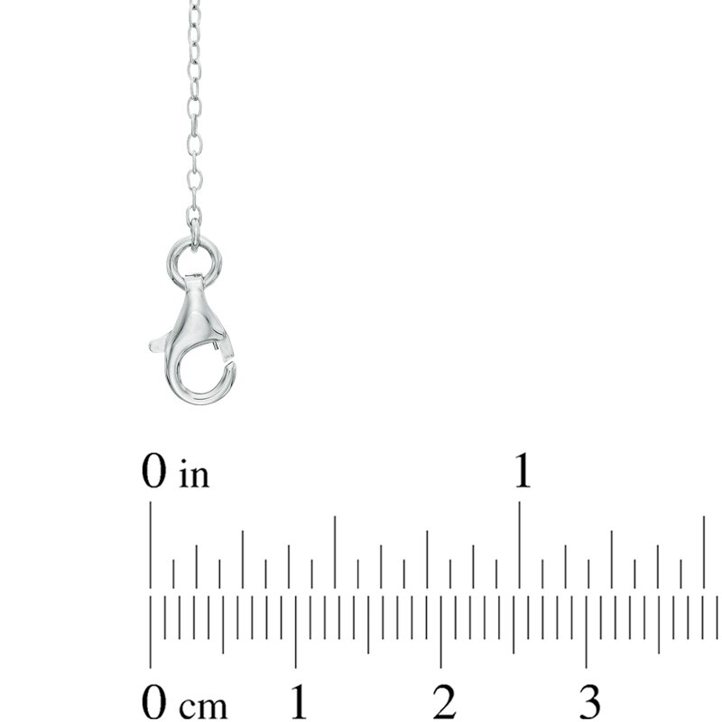 Main Image 2 of Sideways Cross Necklace and Bracelet Set in Sterling Silver