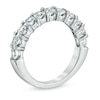 Thumbnail Image 2 of White Lab-Created Sapphire Band in Sterling Silver