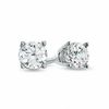 Thumbnail Image 0 of Celebration Ideal 1/2 CT. T.W. Diamond Solitaire Stud Earrings in 14K White Gold (K/I1)