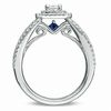 Thumbnail Image 2 of Vera Wang Love Collection 1-1/2 CT. T.W. Emerald-Cut Diamond Double Frame Ring in 14K White Gold
