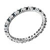 Thumbnail Image 2 of Blue Sapphire and 1/4 CT. T.W. Diamond Eternity Band in 14K White Gold