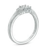 Cherished Promise™ 1/20 CT. T.W. Diamond Three Stone Promise Ring in Sterling Silver