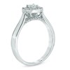Thumbnail Image 2 of Celebration Lux® 1/3 CT. T.W. Certified Diamond Frame Engagement Ring in 18K White Gold (I/SI2)