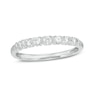 Thumbnail Image 0 of 1/4 CT. T.W. Diamond Vintage-Style Seven Stone Anniversary Band in 14K White Gold