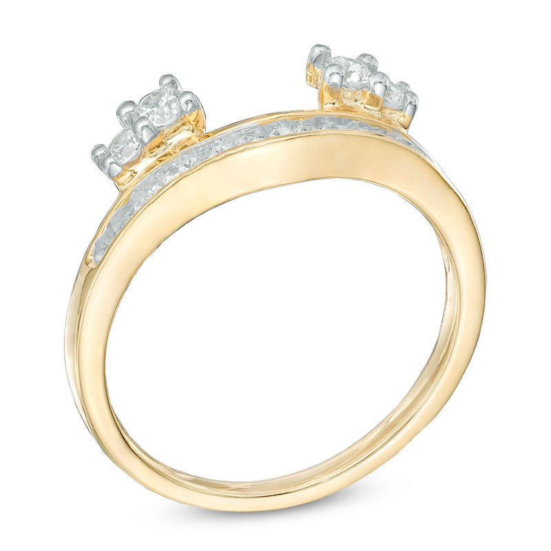Main Image 2 of 1/3 CT. T.W. Diamond Solitaire Enhancer in 10K Gold