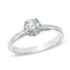 Thumbnail Image 1 of 1/2 CT. T.W. Certified Canadian Diamond Engagement Ring in 14K White Gold (I/I1)
