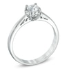 Thumbnail Image 2 of 1/2 CT. T.W. Certified Canadian Diamond Engagement Ring in 14K White Gold (I/I1)