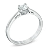 Thumbnail Image 1 of 1/3 CT. T.W. Certified Canadian Diamond Engagement Ring in 14K White Gold (I/I1)