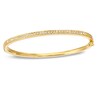 Thumbnail Image 1 of Crystal Bangle in Brass with 18K Gold Plate