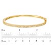 Thumbnail Image 2 of Crystal Bangle in Brass with 18K Gold Plate