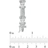 Thumbnail Image 2 of Crystal Bar Bracelet in White Rhodium Brass - 7.25"