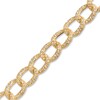 Thumbnail Image 1 of Crystal Chain Link Bracelet in Brass with 18K Gold Plate - 7.25"