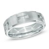 Thumbnail Image 1 of 1/6 CT. T.W. Diamond Comfort Fit Cobalt Wedding Band - Size 10