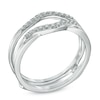 Thumbnail Image 1 of 1/5 CT. T.W. Diamond Contour Solitaire Enhancer in 14K White Gold