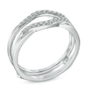 Thumbnail Image 2 of 1/5 CT. T.W. Diamond Contour Solitaire Enhancer in 14K White Gold