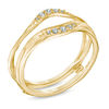 Thumbnail Image 1 of 1/10 CT. T.W. Diamond Contour Solitaire Enhancer in 14K Gold
