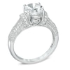 Thumbnail Image 1 of 8.0mm Lab-Created White Sapphire Ring in Sterling Silver