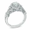 Thumbnail Image 1 of Vera Wang Love Collection 1 CT. T.W. Pear-Shaped Diamond Frame Engagement Ring in 14K White Gold