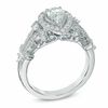Thumbnail Image 2 of Vera Wang Love Collection 1 CT. T.W. Pear-Shaped Diamond Frame Engagement Ring in 14K White Gold