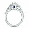 Thumbnail Image 2 of Vera Wang Love Collection 1 CT. T.W. Pear-Shaped Diamond Frame Engagement Ring in 14K White Gold