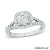 Thumbnail Image 0 of Celebration Lux® 1-1/4 CT. T.W. Diamond Frame Engagement Ring in 14K White Gold (I/SI2)