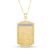 Thumbnail Image 1 of Lord's Prayer Dog Tag Pendant in 10K Gold