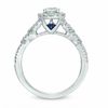 Thumbnail Image 3 of Vera Wang Love Collection 3/4 CT. T.W. Diamond Frame Engagement Ring in 14K White Gold