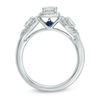 Thumbnail Image 3 of Vera Wang Love Collection 1 CT. T.W. Emerald-Cut Diamond Three Stone Engagement Ring in 14K White Gold