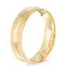Thumbnail Image 2 of 6.0mm Milgrain Wedding Band in 10K Gold