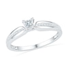 1/6 CT. T.W. Princess-Cut Diamond Promise Ring In 10K White Gold