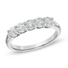 Thumbnail Image 0 of 1/4 CT. T.W. Diamond Five Stone Band in 10K White Gold