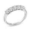 Thumbnail Image 1 of 1/4 CT. T.W. Diamond Five Stone Band in 10K White Gold