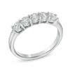 Thumbnail Image 2 of 1/4 CT. T.W. Diamond Five Stone Band in 10K White Gold