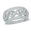Thumbnail Image 0 of 3/4 CT. T.W. Diamond Infinity Frame Anniversary Band in 10K White Gold