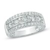 Thumbnail Image 0 of 1 CT. T.W. Diamond Triple Row Anniversary Band in 14K White Gold