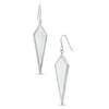 Thumbnail Image 1 of Diamond-Shaped Drop Earrings in Sterling Silver