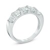 Thumbnail Image 1 of 1-1/2 CT. T.W. Princess-Cut Diamond Five Stone Band in 14K White Gold