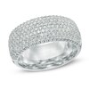 Thumbnail Image 1 of 1-1/5 CT. T.W. Diamond Multi-Row Band in 14K White Gold