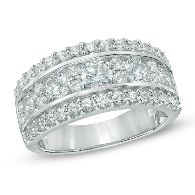 Main Image 1 of 2 CT. T.W. Diamond Anniversary Band in 14K White Gold