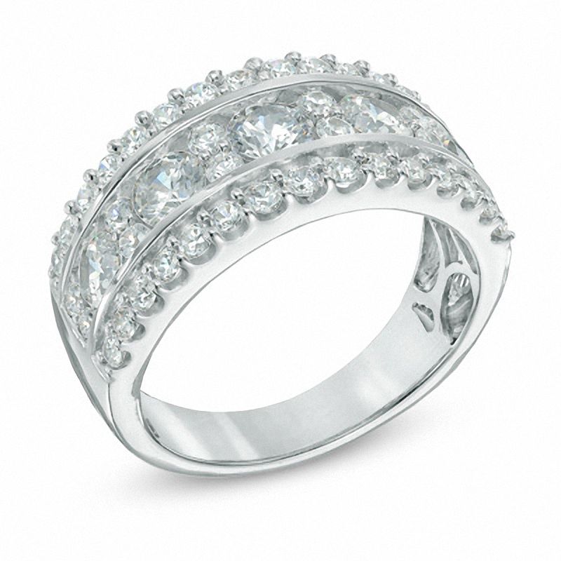 2 CT. T.W. Diamond Anniversary Band in 14K White Gold