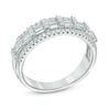 Thumbnail Image 2 of 3/4 CT. T.W. Diamond Edge Anniversary Band in 10K White Gold
