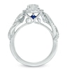 Thumbnail Image 2 of Vera Wang Love Collection 7/8 CT. T.W. Diamond Vintage-Style Engagement Ring in 14K White Gold