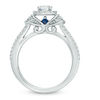 Thumbnail Image 2 of Vera Wang Love Collection 3/4 CT. T.W. Diamond Collar Engagement Ring in 14K White Gold