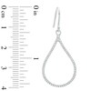 1/4 CT. T.W. Diamond Teardrop Earrings in 10K White Gold