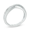Thumbnail Image 2 of 1/4 CT. T.W. Diamond Split Shank Wedding Band in 14K White Gold
