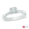 Thumbnail Image 0 of 3/4 CT. Certified Canadian Diamond Solitaire Engagement Ring in 18K White Gold (I/SI2)